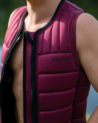 Follow Vest TOTAL - Maroon