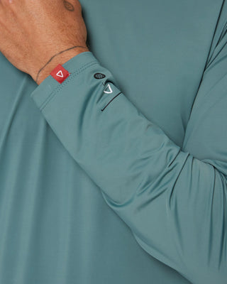 Follow Water tee L/S - Olive